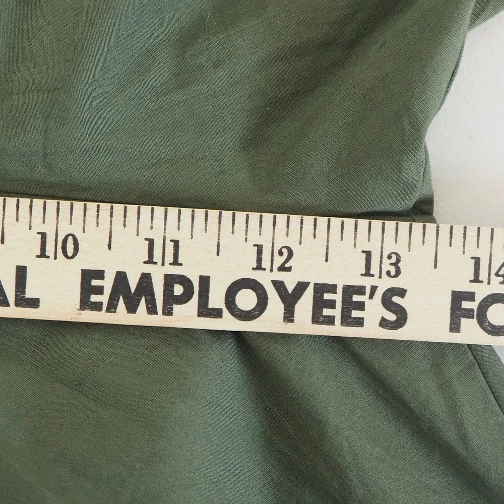 For Days Men's Poplin‎ Pant Size Medium Pull On Organic Cotton Olive Lightweight